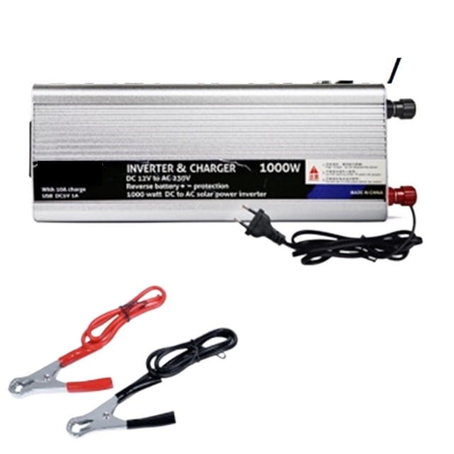 Inverter 12v Hybrid Solar Power Inverter Charger Voltage Transformer USB 500W 1000W 2000W Converter Adapter Home