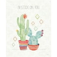 thumbnail image 2 of Pela Studio 15x18 White Modern Wood Framed Museum Art Print Titled - Sweet Succulents II, 2 of 4