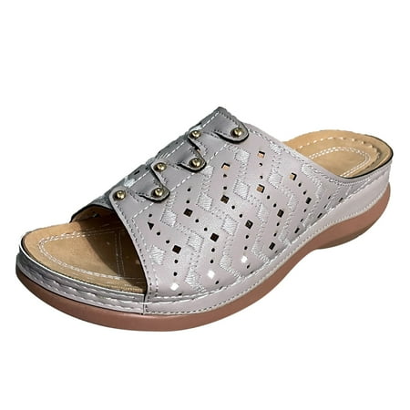 

Fashion Women Summer Hollow Out Wedges Shoes Beach Peep Toe Breathable Sandals