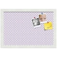 thumbnail image 2 of PinPix 18x12 Custom Cork Bulletin Board Light Purple Dots Poster Board Has a Fabric Style Canvas Finish, Framed in Light Purple Dots, by ArtToFrames (PinPix-503), 2 of 6