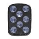 thumbnail image 5 of Cojín de asiento de motocicleta Ecomeon Cojín de asiento trasero universal negro 8 ventosas, 5 of 6