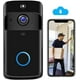 thumbnail image 1 of Video Timbre Cámara WiFi inalámbrica [Actualización 2021] IP5 Cámara de seguridad WiFi HD a prueba de agua Video en tiempo real para iOS y teléfono Android Luz nocturna Fokelyi CZDZ-XM14, 1 of 9