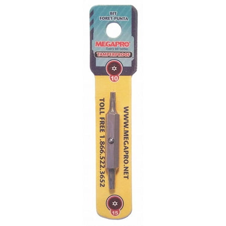 UPC: 0831044003050 | Megapro Insert Bit SAE 1/4  T10  T15 2-1/4  TDT10-15-C-B