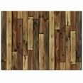 thumbnail image 2 of Area Rugs Indoor Non-Slip Rectangle Rug 5x8 Ft Vintage Brown Stitching Wood Grain Farmhouse Rug Rubber Backing Floor Mats Non Shedding Home Decor Carpet for Entryway Living Room, 2 of 8