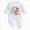 White, variant on Long Sleeve Bodysuits One-piece Cotton for Infant Baby Boys, Girls, Unisex 6-12 Months 12-24 Months 2t 3t 4t 5t 6t 7t 8t 9t Children(Grey,12-18 Months)