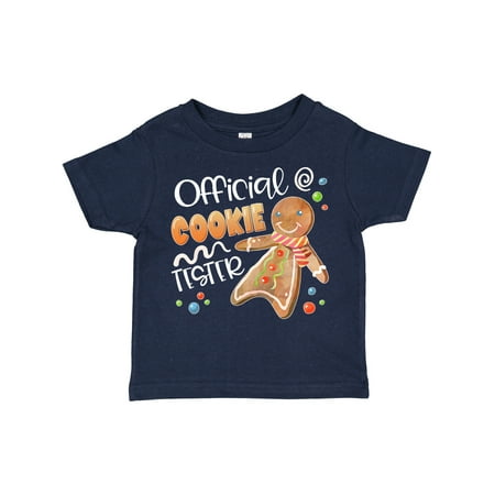 

Inktastic Official Cookie Tester Cute Gingerbread Gift Toddler Boy or Toddler Girl T-Shirt