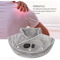 thumbnail image 2 of Gray Heating Neck Shoulder Pad, 3 Level Temperature Adjustment, Massage Mode, Sand Cloth, Electric Heating Neck Wrap, 2 of 5