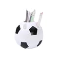thumbnail image 1 of Organizador de escritorio de plástico con forma de balón de fútbol con soporte para bolígrafos, 1 of 1