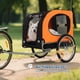 thumbnail image 2 of Remolque para Mascotas 2 en 1 – Remolque para Bicicleta y Jogger, Ruedas 20"-29", Impermeable y Resistente a UV, Arnés de Seguridad de 5 Puntos, Amortiguación, Interior Espacioso de 36", Plegable, 2 of 8