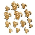 thumbnail image 1 of Cute Grim Reaper Death Halloween Wood Mini Charms Shapes DIY Craft Jewelry - No Hole - 16mm (22pcs), 1 of 7