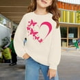 thumbnail image 2 of Ruyang Heart Sweatshirts for Teen Girls Cute Trendy Oversized Hoodies Long Sleeve Crewneck Fall Winter Pullover Sweater, 2 of 8