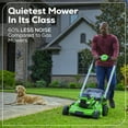 thumbnail image 4 of Greenworks 60V 21" Self Propelled Lawn Mower with (1) 8.0 Ah Battery & Rapid Charger 2546402, 4 of 21