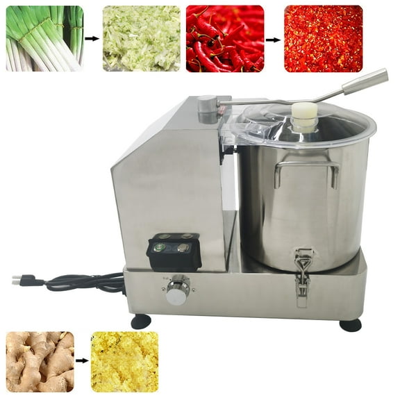 12L Food Chopper Meat Vegetable Blender Food Shredder Machine Commercial Home 110V