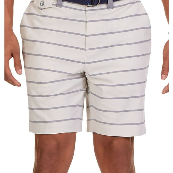 Nautica Mens Modern-Fit Oxford Casual Walking Shorts, Beige, 42