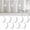 White, variant on KOYPTL Curtain Weights Blocks 9PCS,Heavy-Duty Waterproof Drapery Weights Outdoor for Home Office Patio Drapery,Shower,Flags,Tablecloth to Stop Heavy Wind White