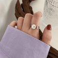 thumbnail image 1 of S925 Sterling Silver Retro Niche Design Ring For Women Does Not Fade, 1 of 4