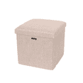 thumbnail image 1 of Silla Cubo Organizador Plegable Cajón Almacenador Hogar Belug Beige, 1 of 5
