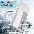 thumbnail image 6 of for Samsung Z Fold 4 Case with Screen Protector Pen Holder Hinge Protection Magnetic Kickstand PU Leather Shockproof All-inclusive Case Cover for Samsung Galaxy Z Fold 4, Silver, 6 of 7