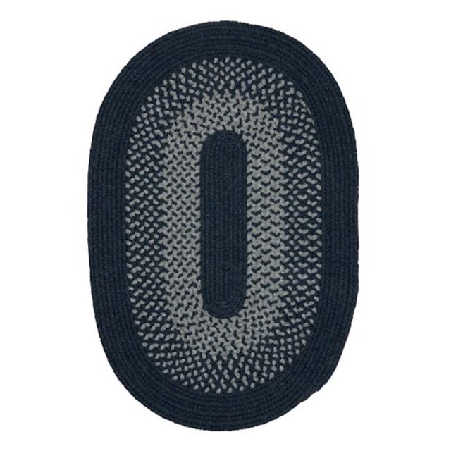 Colonial Mills Rug MD24R024X144 2 x 12 ft. Madison Braided Rug Navy