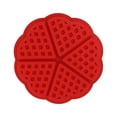 thumbnail image 1 of Baking Waffle Silicone Mold Safe  Elasticity Easy Demoulding DIY Baking Mold for Making Puddings Cake Chocolates, 1 of 7