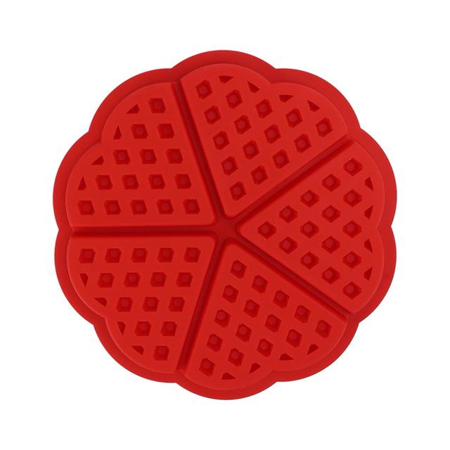Baking Waffle Silicone Mold Safe Elasticity Easy Demoulding DIY Baking Mold for Making Puddings Cake Chocolates