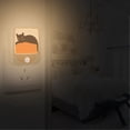 thumbnail image 2 of Yayeee LED Night Lights with Motion Detectors Auto Dusk to Dawn Light Sensors, 2 Pack, Black Cat Orange Ball, 2 of 7