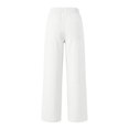 thumbnail image 6 of hotojiny High Waisted Sweatpants for Women Comfortable Wide Leg Athletic Pants with Pockets Loose Fit Lounge Pants(White,X-Large), 6 of 8