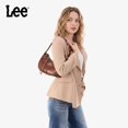 thumbnail image 7 of Lee Vintage Hobo Handbag for Women Cute Small Ladies Shoulder Bag with Decorative Metal Chain, Brown, 7 of 7