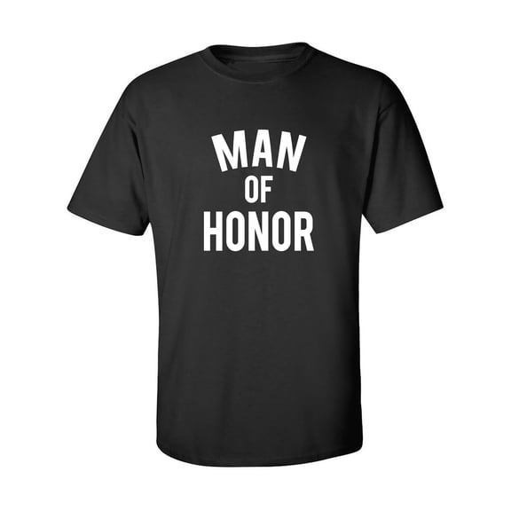 MAN OF HONOR Adult Short Sleeve T-shirt