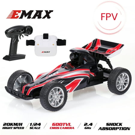EMAX Interceptor FPV Racing RC Car with 600TVL Camera 2.4G 1 24