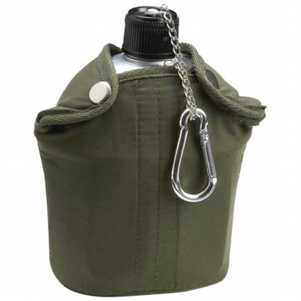 Maxam 32oz Aluminum Canteen With Cover And Cup