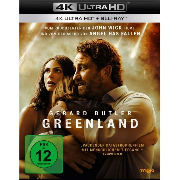 Greenland UHD BD: 4K Ultra HD Blu-ray   Blu-ray (4K Ultra HD) Gerard Butler Morena Baccarin