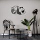thumbnail image 4 of Panda Metal Wall Art Home Decor Metal Wall Hanging Home Interior Design Art Housewarming Gift Scienceny HA036211-00, 4 of 6