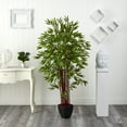 thumbnail image 2 of Nearly Natural 6' Bamboo Artificial Tree with Planter, 2 of 3