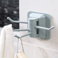 thumbnail image 3 of 2Pcs Rotatable Adhesive Traceless Hook Kitchen Wall Holder Bathroom Accessory Kitchen Tool, 3 of 6