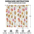 thumbnail image 2 of Mushroom Curtains-Blackout Curtains Bedroom Decor Living Room Darkening Grommet Window Drapes 2 Panels Set 42x84 inch, 2 of 2