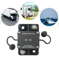 thumbnail image 2 of 32V/30A Fuse Circuit Breaker Waterproof IP67 Automatical Reset for Car Audio Marine, 2 of 7
