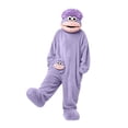 thumbnail image 6 of ZHANGDER Kids Monster Onesie, Big Mouth Monster Onesie, Plush Fleece Homewear, Soft Loungewear with Shoes, 2Y-2XL, 6 of 7