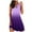 Purple, variant on GDREDA Women Casual Loose Tank Dresses Sleeveless Beach Vacation Dress Swing Pleated U Neck Fashion Soft Dress Ruffles Women