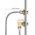 thumbnail image 5 of Aquaterior Wall Mount Faucet Installation Kit for Commercial Sink Backsplash, 5 of 11