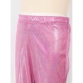 thumbnail image 7 of TiaoBug Kids Girls Hip Hop Dance Metallic Trousers Bell Bottom Pants, 7 of 7
