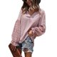 thumbnail image 1 of Camisa de manga larga, Camisa de manga larga Blusa transpirable con mangas con paneles Blusa con cuello en V Performance Driven, 1 of 6