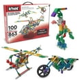 thumbnail image 1 of K'NEX - Ensemble de Construction de 100 Modèles - 863 Pcs, Construction STIM, Ensemble de Construction pour Enfants - 7 Ans et +, 1 of 7