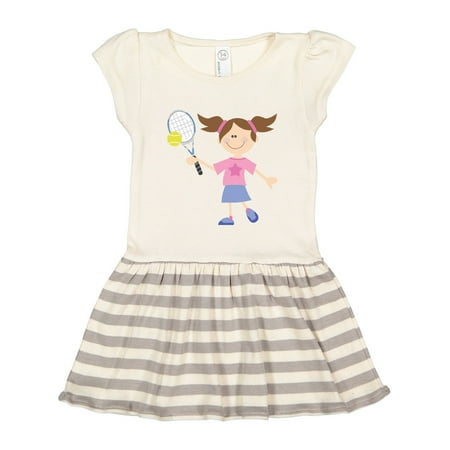

Inktastic Tennis Girl Gift Toddler Girl Dress