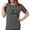 Charcoal, variant on - Psi Upsilon Colored Crest T Shirt - Womens Comfort Colors® Shirt