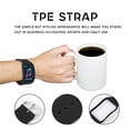 thumbnail image 6 of HOOWIFFY Black TPE Watch Band Strap for R750, Replacement Band for Women Daily Use, 1 Pack, 6 of 8