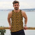 thumbnail image 5 of Rocae Snake Skin for Men's Workout Tank Top Men's Running Tank Top Dry Fit Athletic Workout Tank TopsMedium, 5 of 9