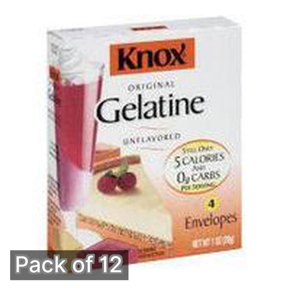Knox Original Unflavored Gelatin (Pack of 12)