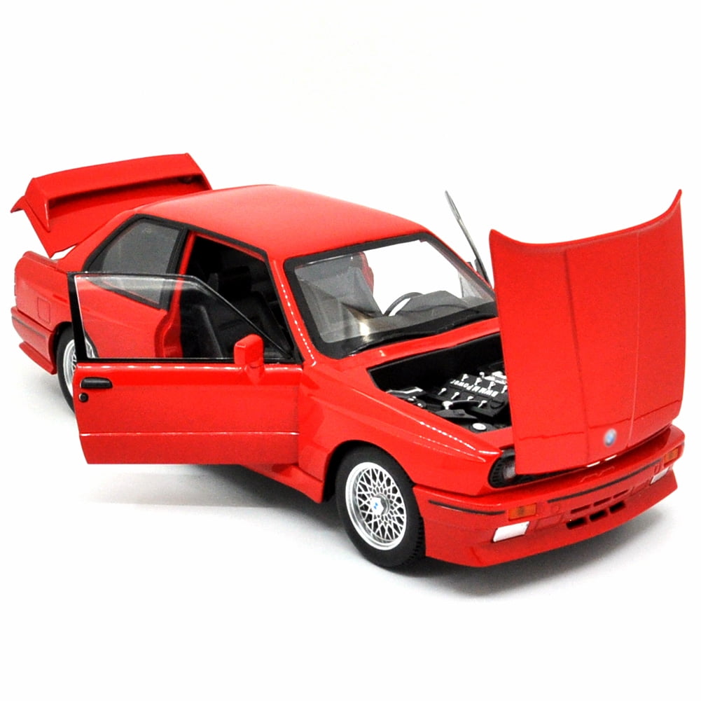 1: 24 Suitable for 1988 BMW M3 E30 alloy sports car model die-casting metal sound and light children's toy
