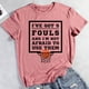 thumbnail image 1 of tengo 5 faltas y no tengo miedo de usarlas camiseta de baloncesto camiseta Rose Gold XL FLhrweasw  Para estrenar, 1 of 1